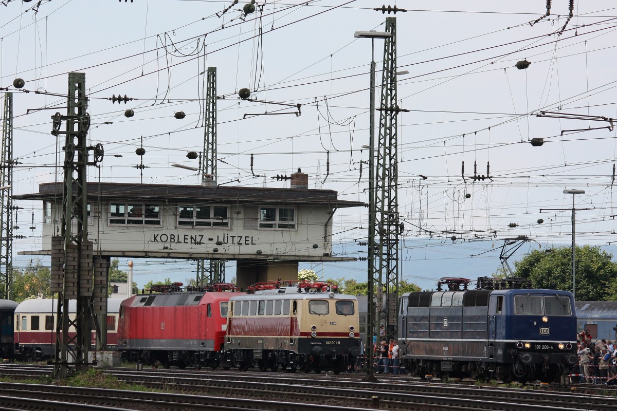 181 206 am 8.6.13 bei der Lokparade in Koblenz-L�tzel.