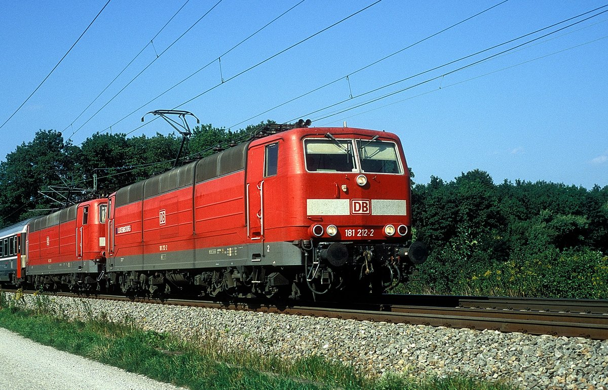 181 212 + 181 223  bei Rastatt  04.09.05