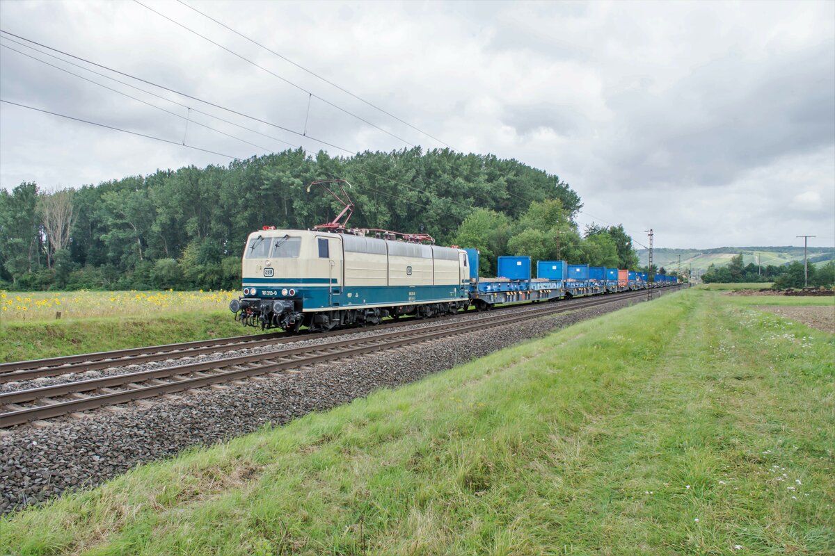 181 213-0 auf dem Weg in Richtung Würzburg,Himmelstadtam 17.08.2021