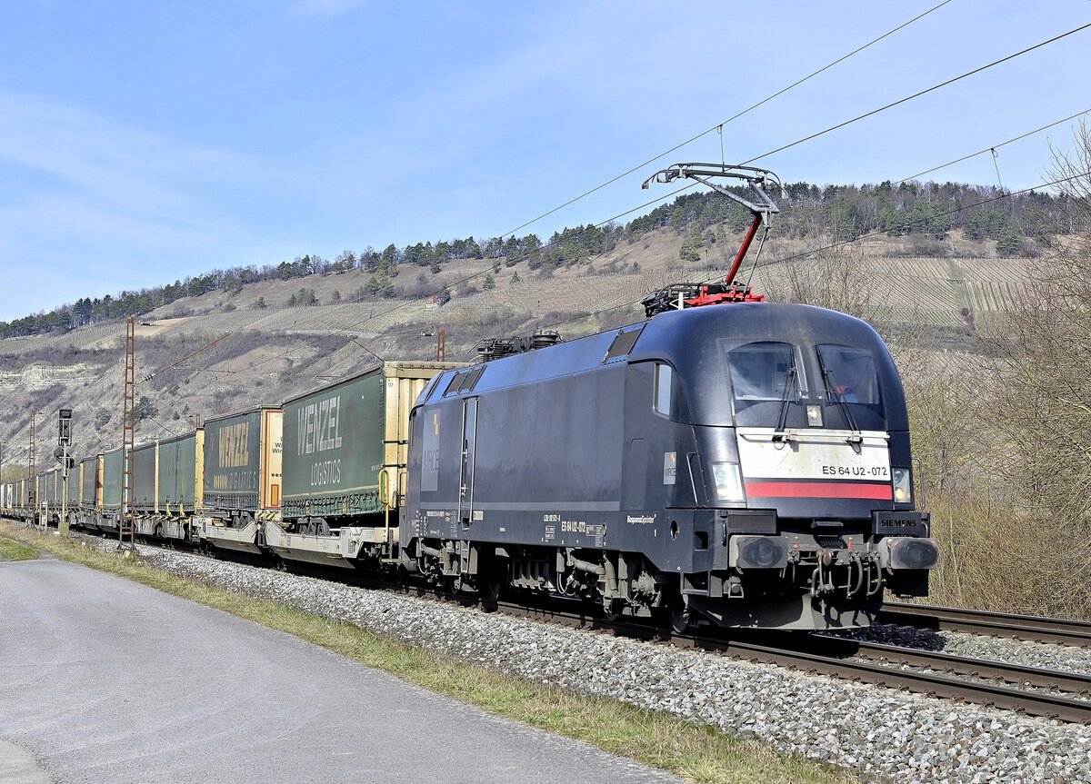 182 072 mit Wenzel Klv in Thüngersheim gen Würzburg am 1.3.2022