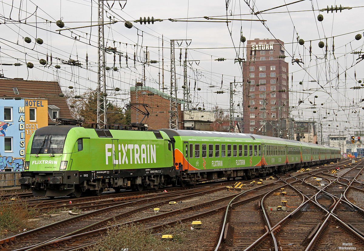 182 505 am FLX1802 in Köln Hbf am 27.03.2018