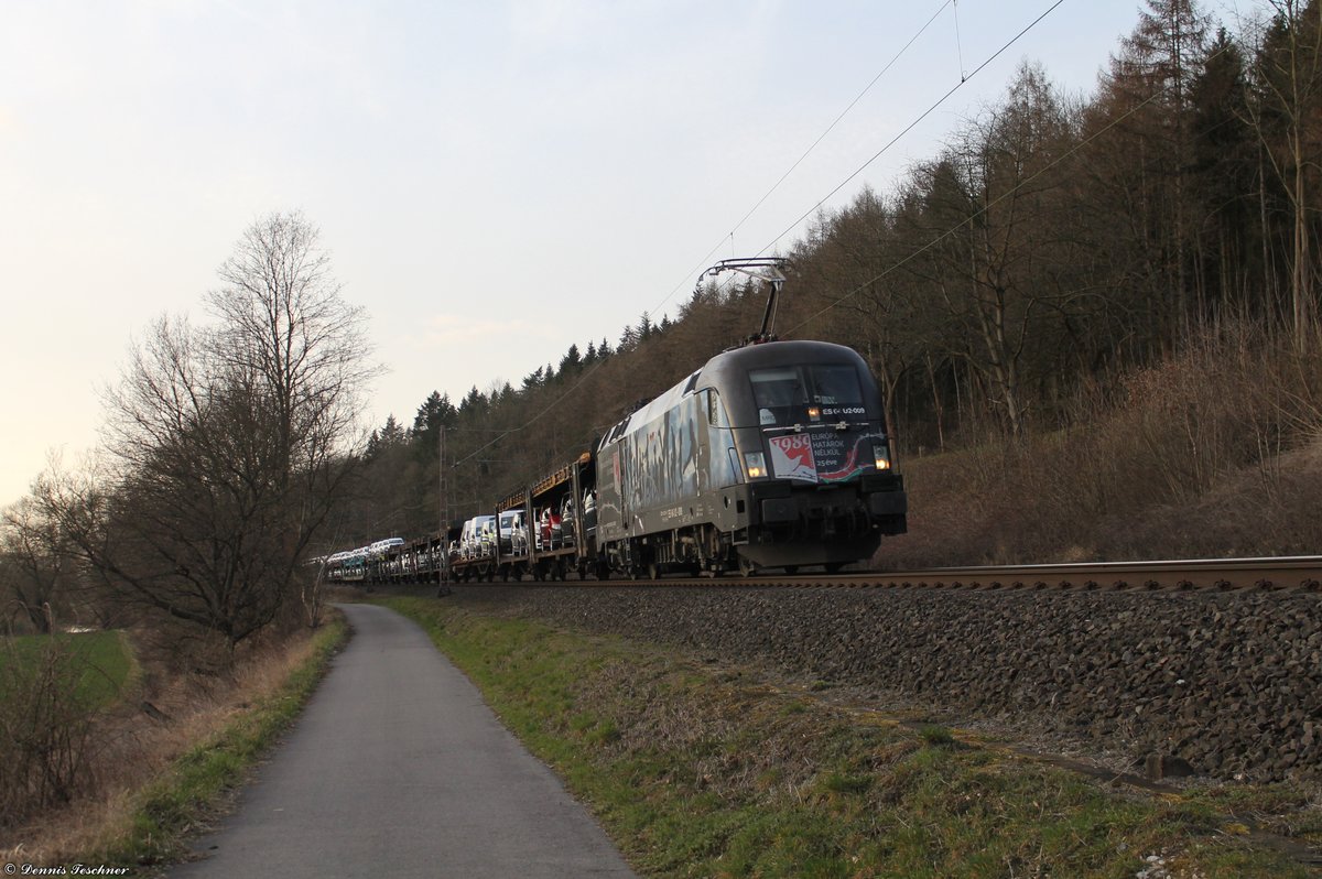 182 509-0 Dispo mit ARS-Zug bei Erzhausen am 15.03.2017