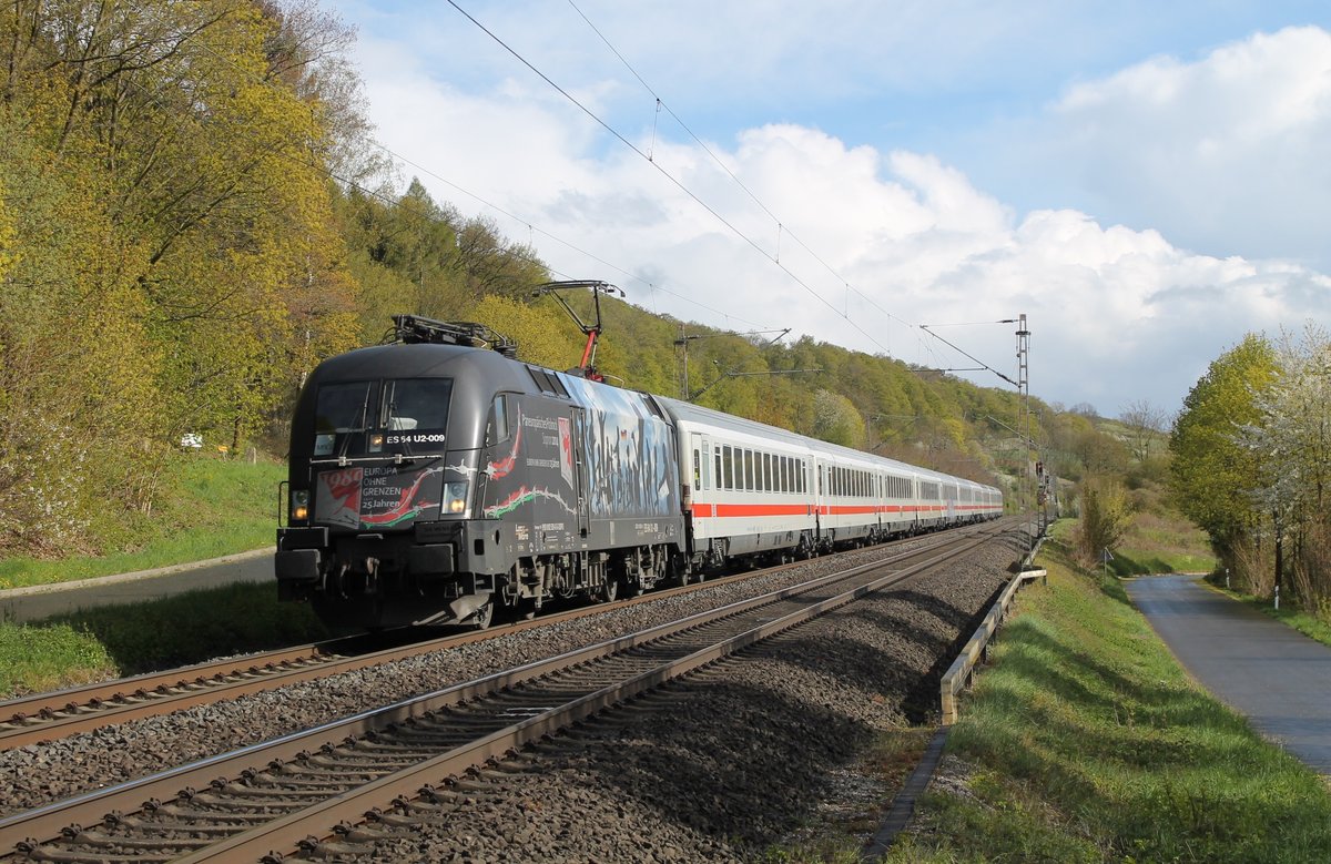 182 509-0 DISPO mit IC 2082 bei Erzhausen am 24.04.2016