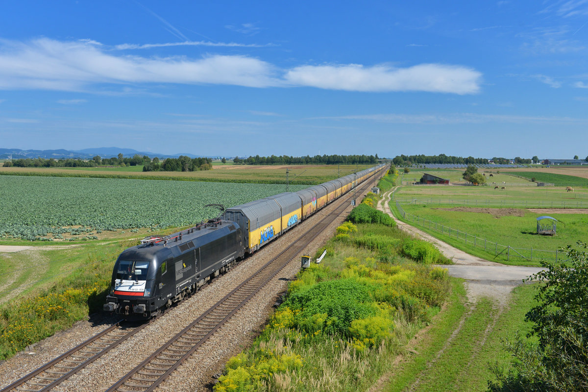 182 528 mit einem Altmann am 18.08.2017 bei Stephansposching. 