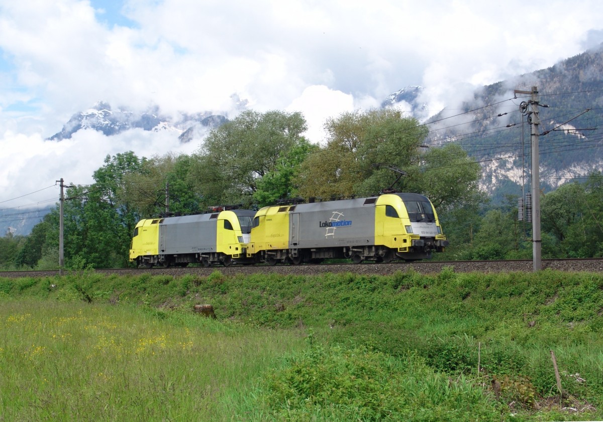 182 537 + 182 574 am 23.05.2008 bei W�rgl.