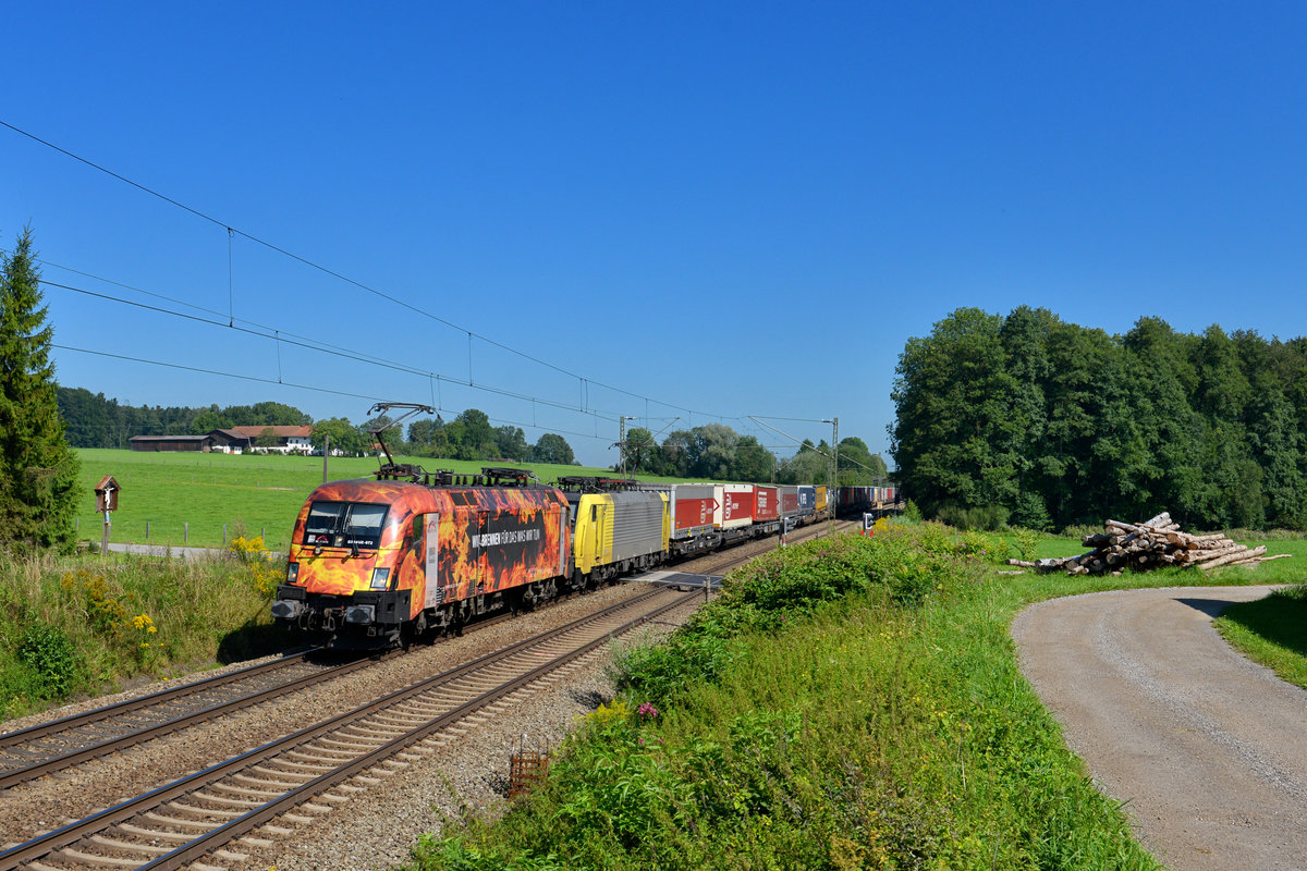 182 572 + 189 930 mit DGS 43101 am 29.08.2017 bei Vogl. 