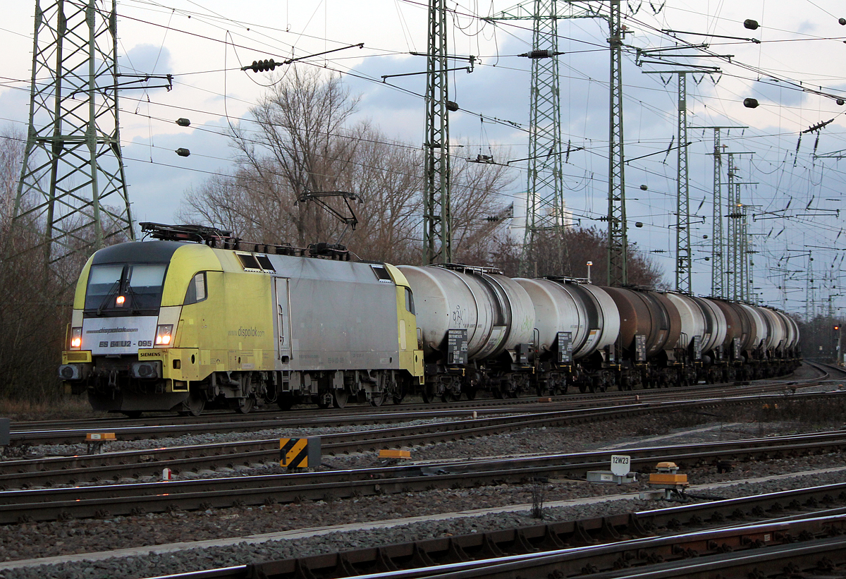 182 595 / ES 64 U2-095 in Gremberg am 10.01.2014