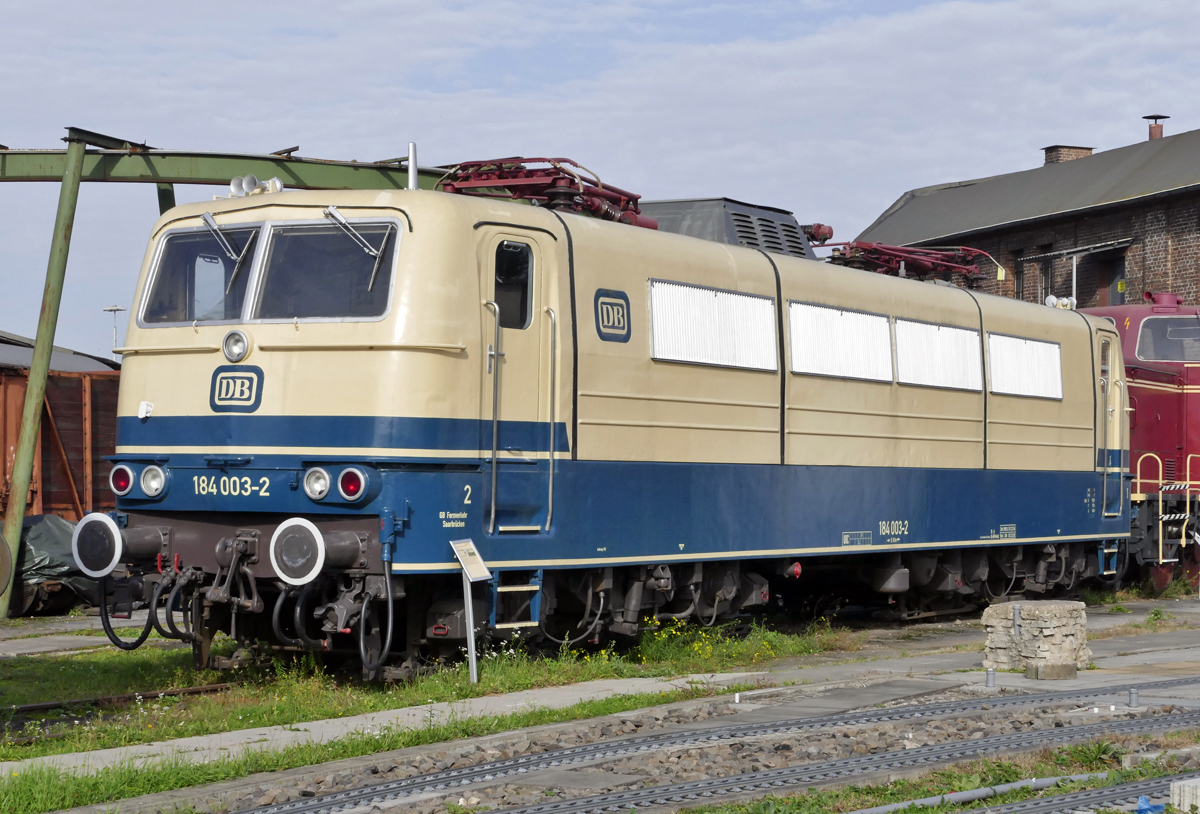 184 003-2 im DB-Museum Koblenz-Lützel - 16.10.2017