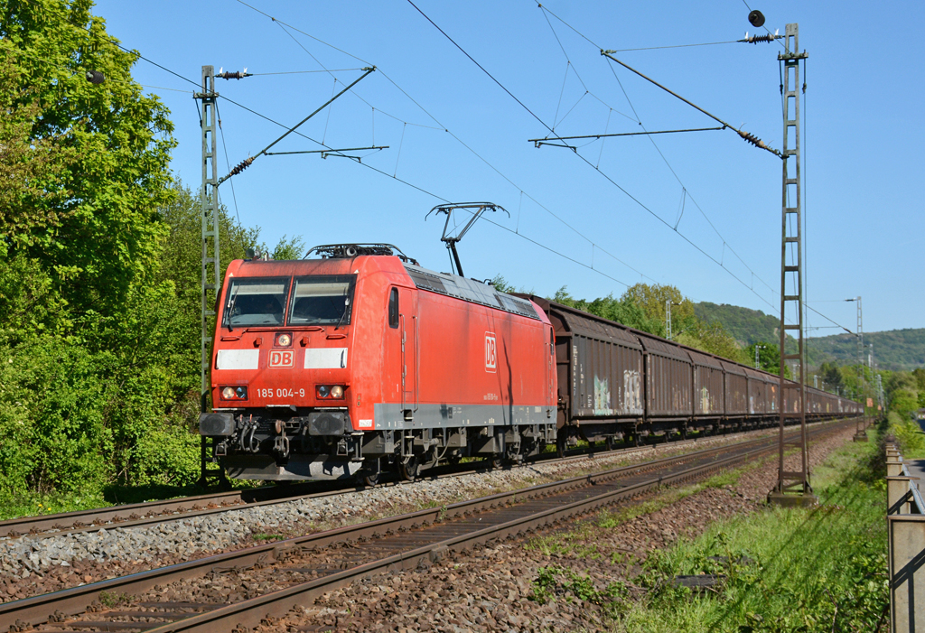 185 004-9 gem. Güterzug durch Bonn-Beuel - 05.05.2016