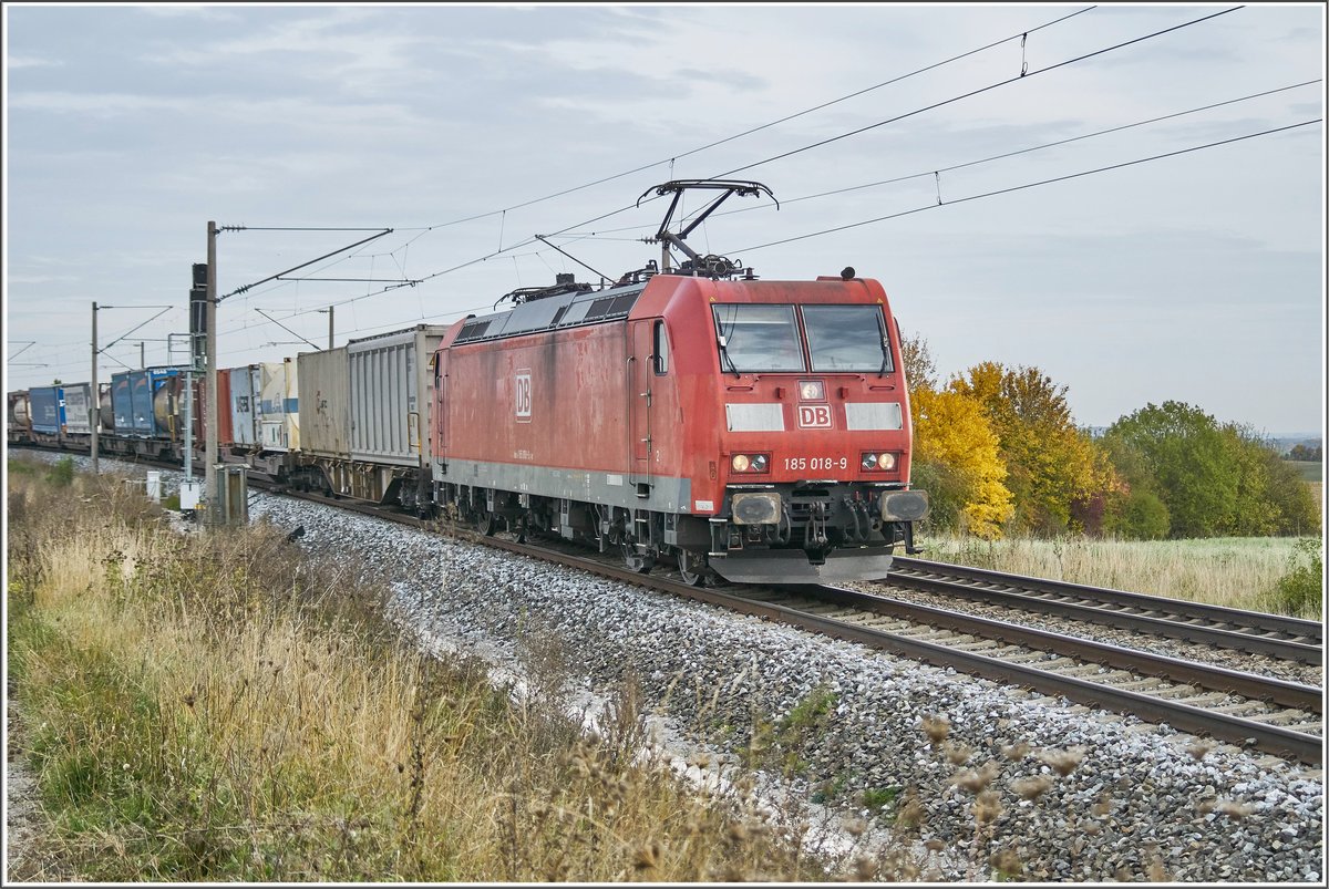 185 018-9 / Gallmersgarten / 21.10.2020