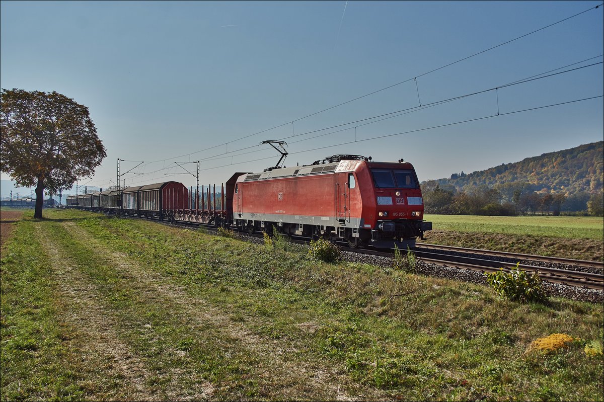 185 055-1 # Retzbach-Zellingen # 10.10.2018
