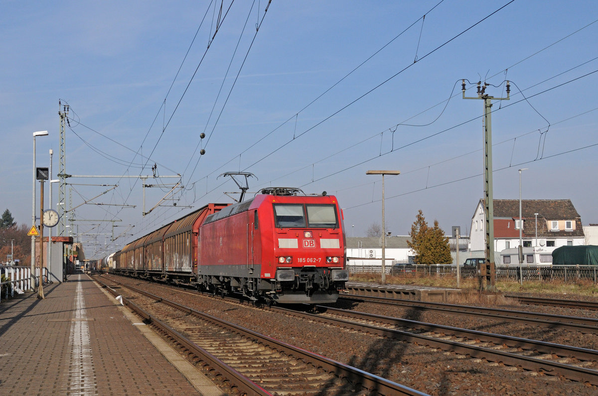 185 062-7 @ Gernsheim am 28.01.2017