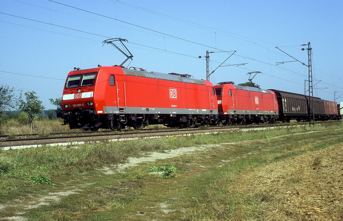   185 065 + 185 150  Wagh�usel  06.09.05