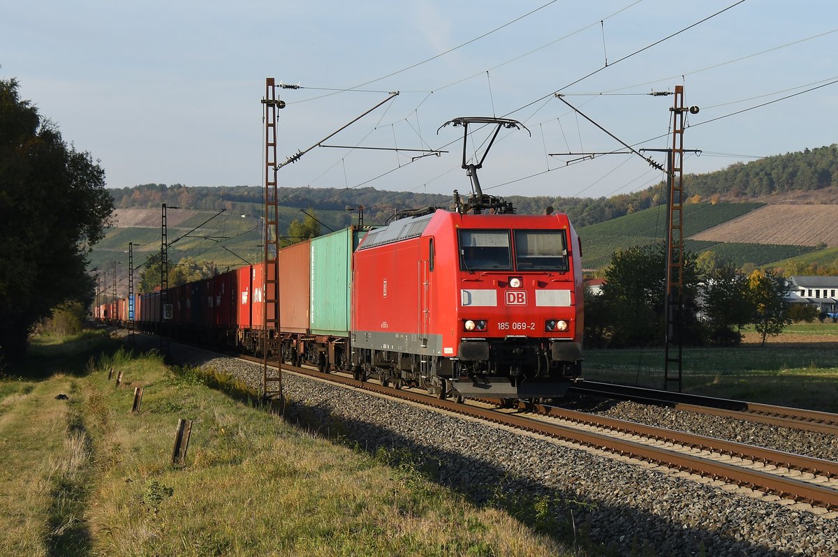 185 069 am 09.10.18 bei Himmelstadt am Main