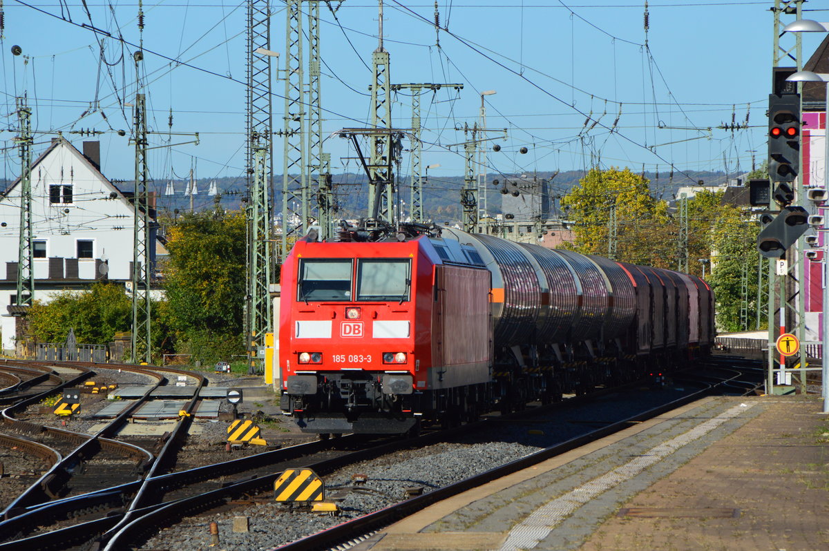 185 083-3 in Koblenz HBF

Aufnahme Ort: Koblenz HBF
Aufnahme Datum: 13.10.2018