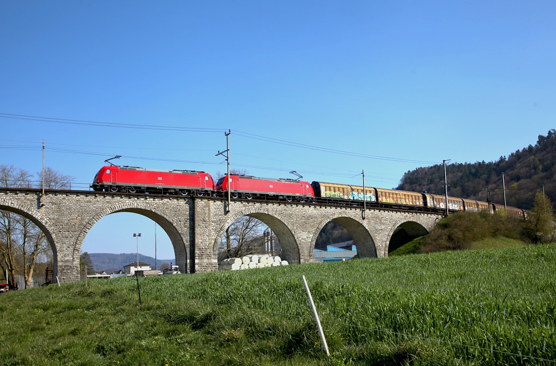 185 085 + 185 100, Eglisau, 40786, 04.04.2020.