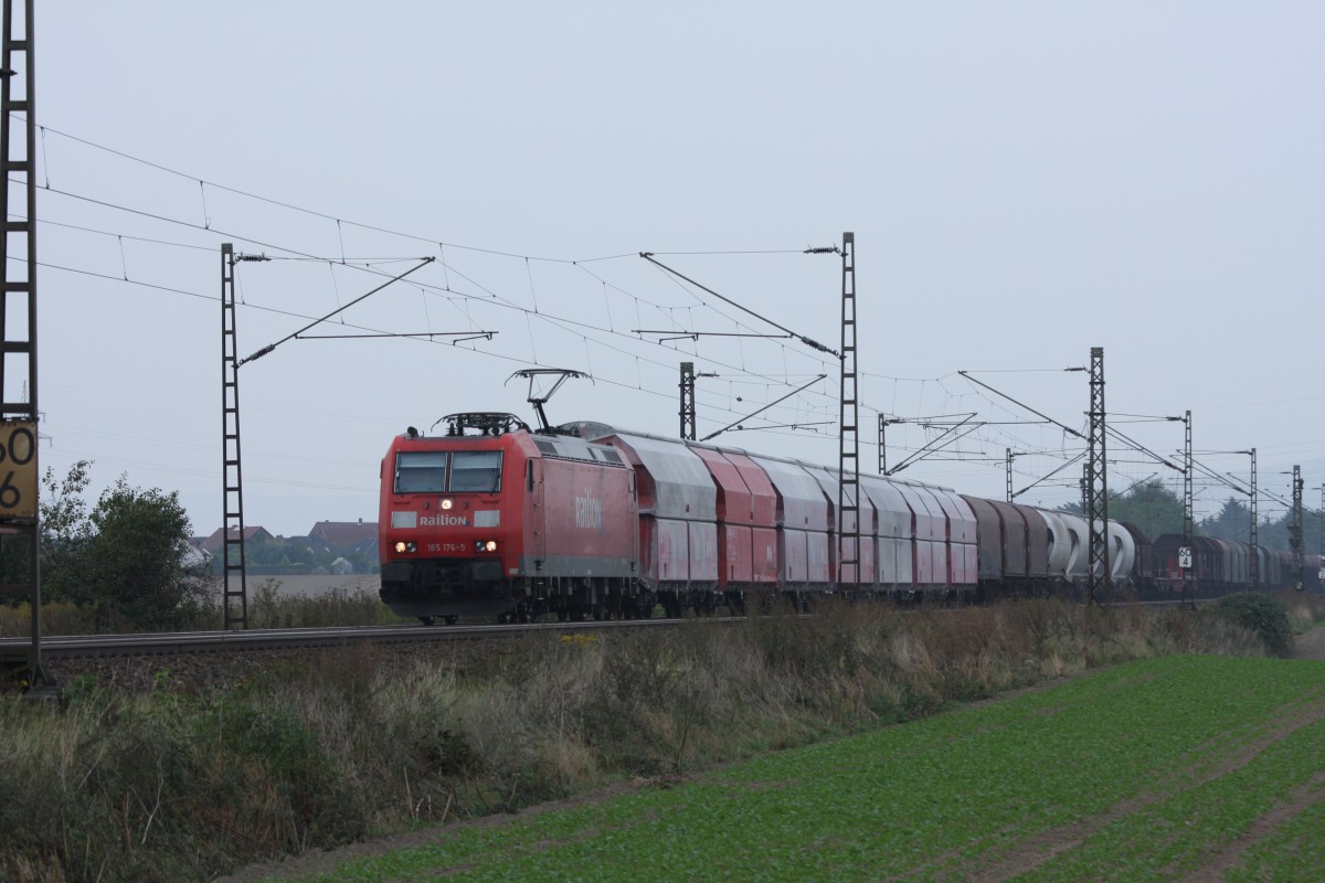 185 136-5 Railion bei Dankiersen 20.09.2009