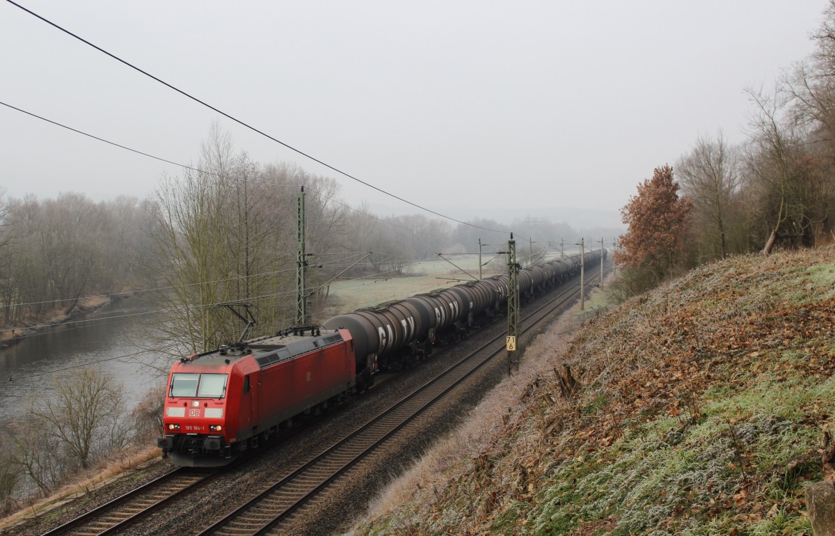 185 164-1 zu sehen am 15.02.15 in Remschütz.