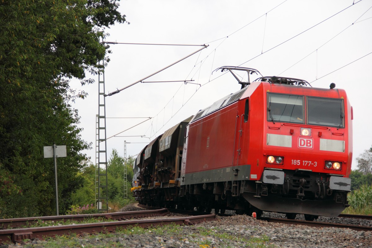 185 177-3 DB Schenker bei Redwitz am 30.07.2014.