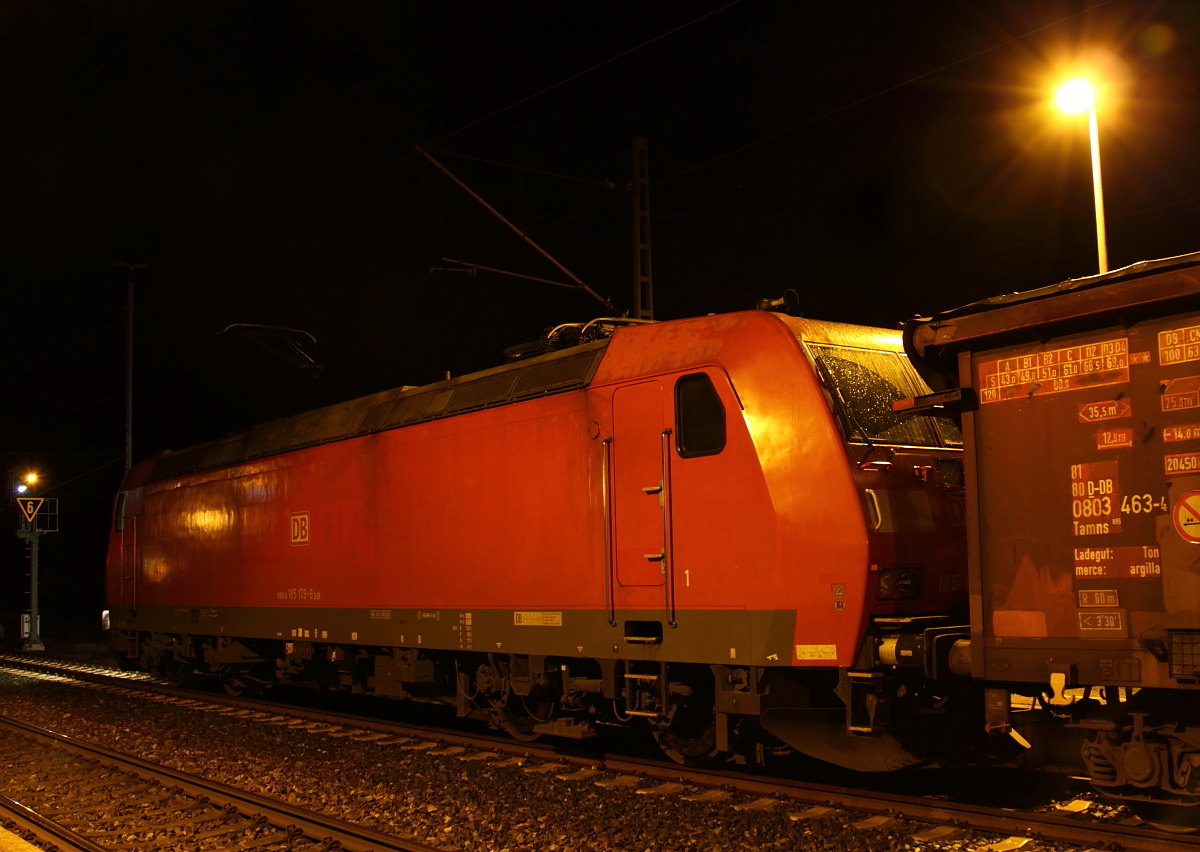 185 179-9 DB Cargo am 28.12.2016 in Pressig - Rothenkirchen.