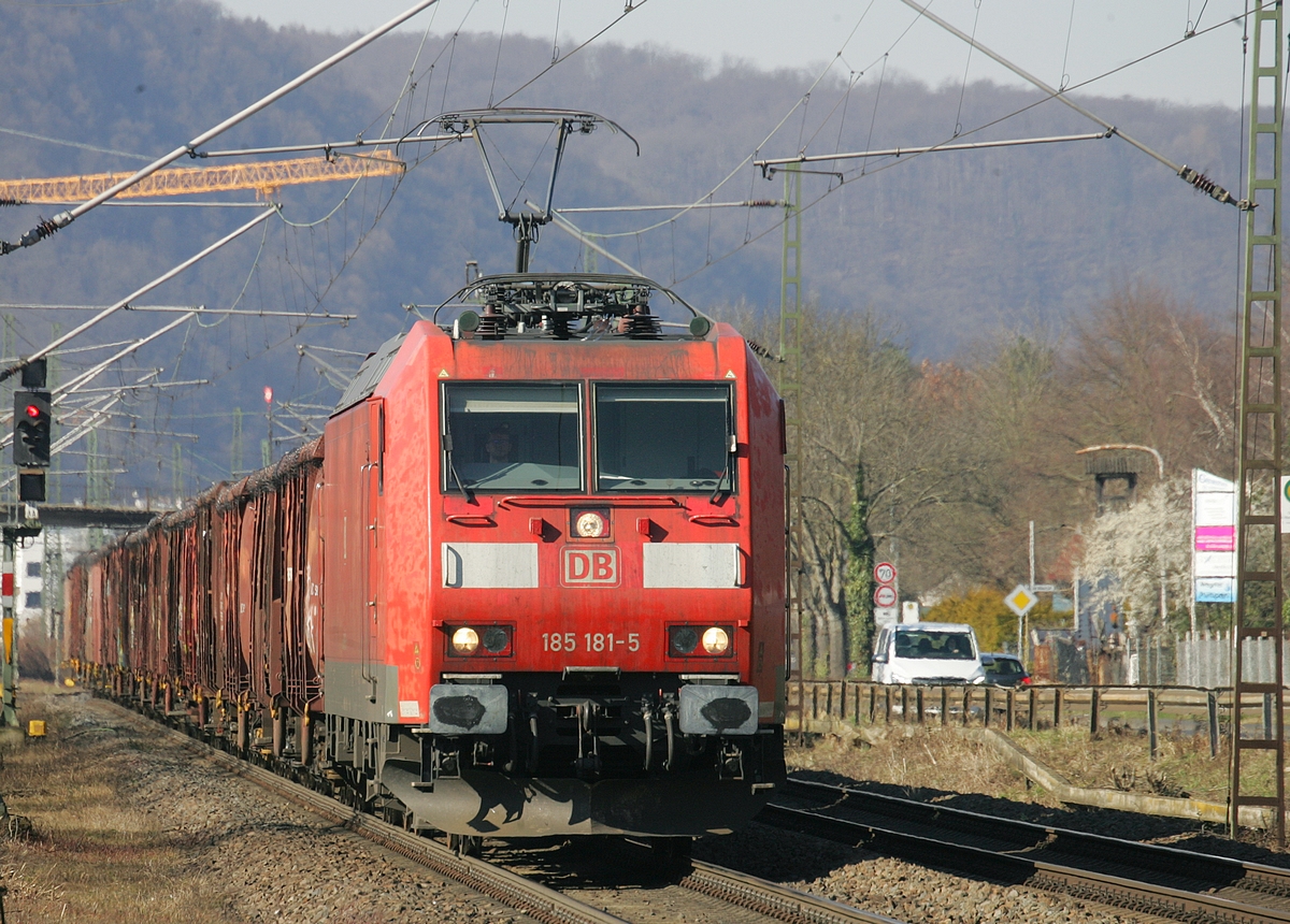 185 181 bei Oberlahnstein am 02.03.2022