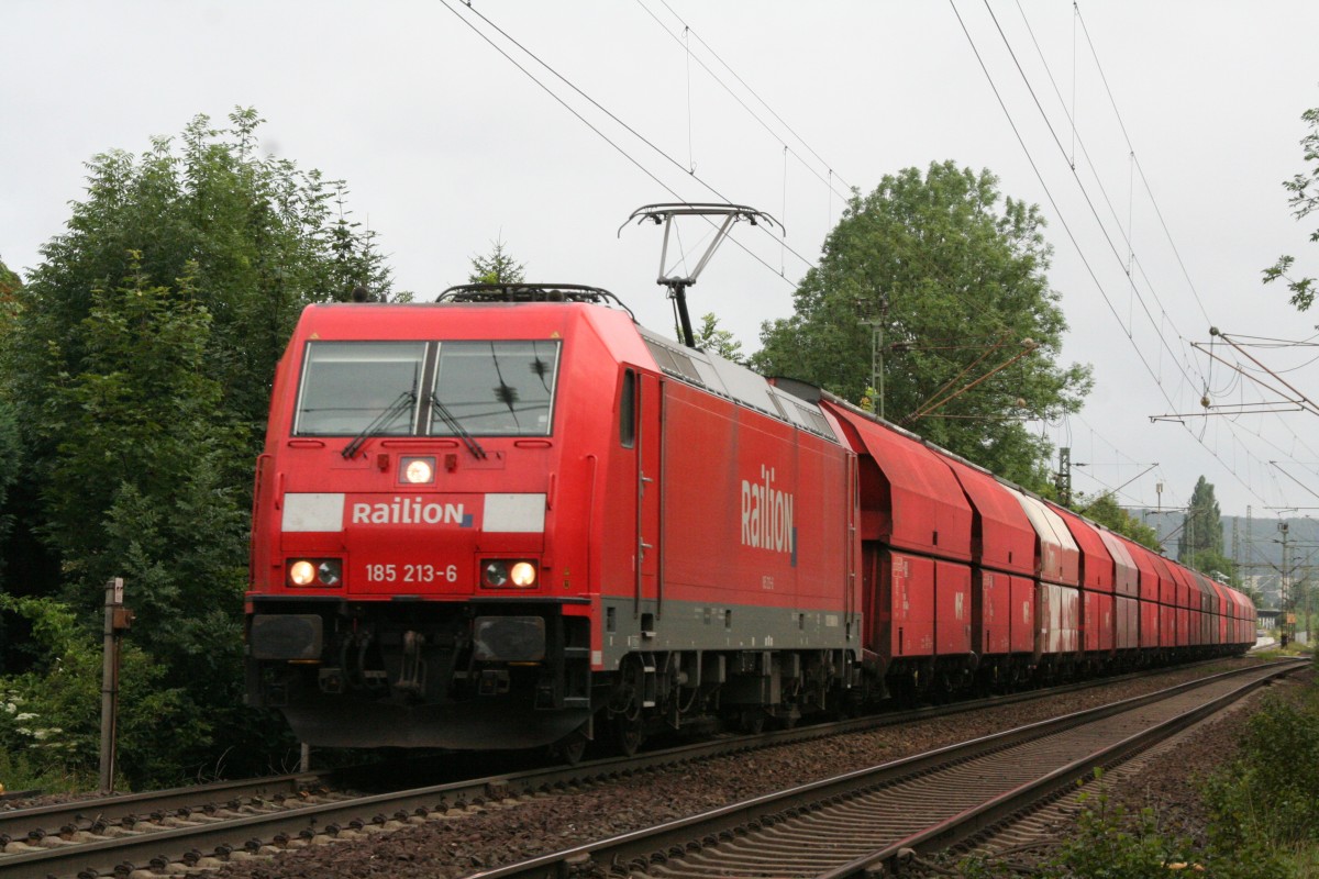 185 213-6 Railion bei Friedland(Han) 31.07.2007