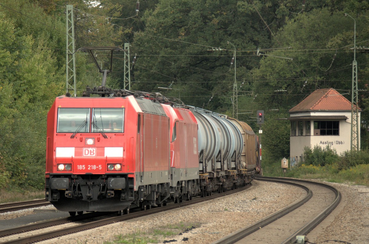 185 218 & 1016 046 am 21.09.13 in Aßling