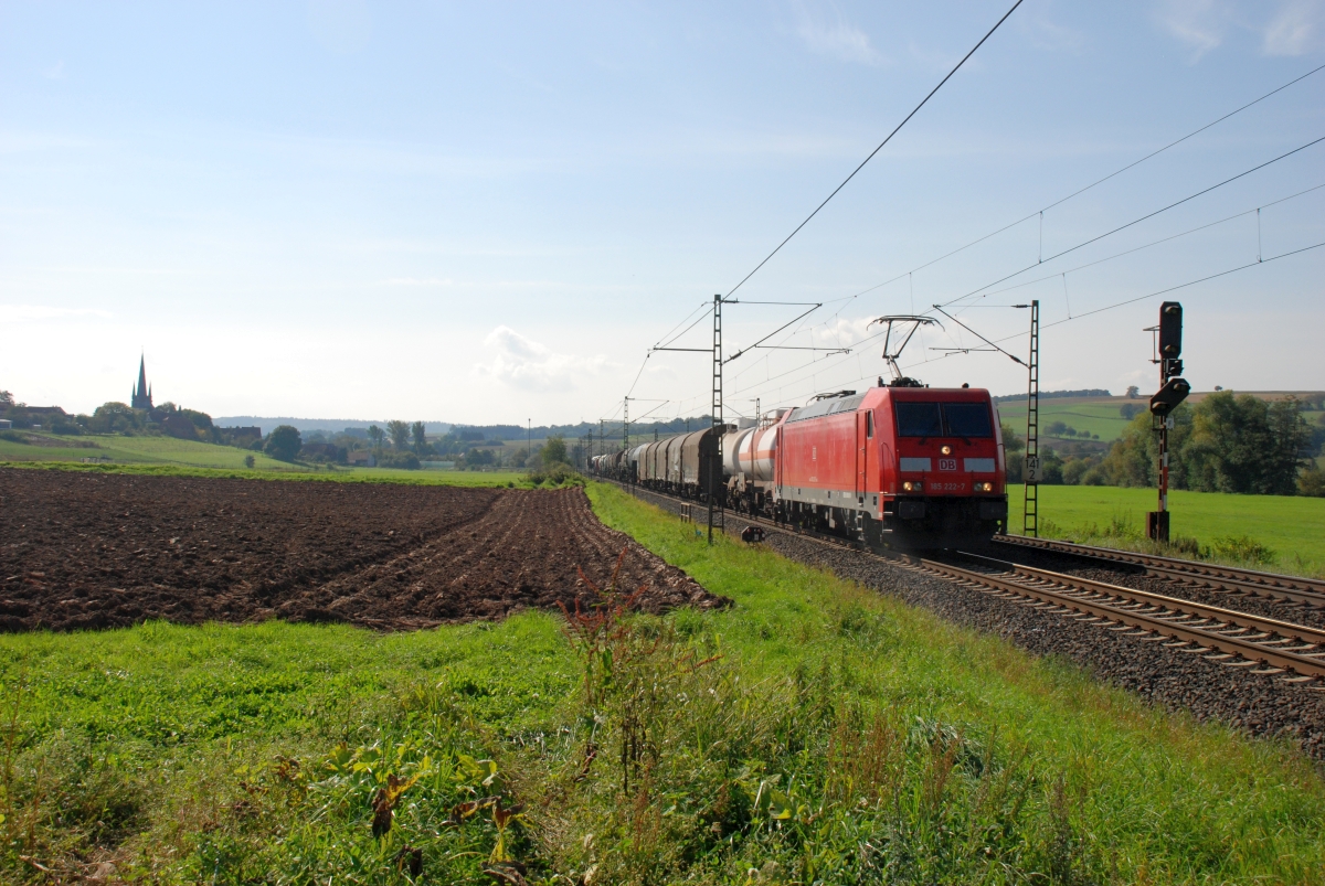 185 222 bei Haunetal-Neukirchen am 22.9.2017.