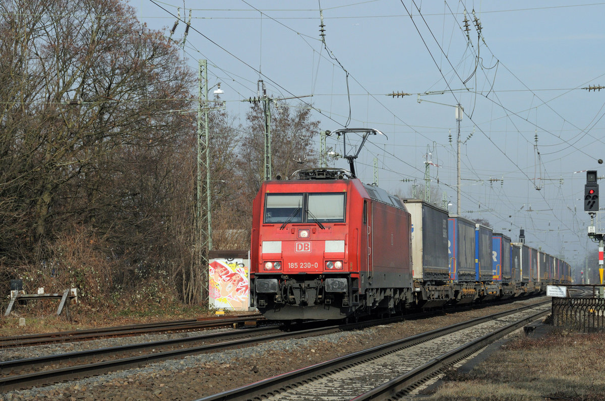 185 230-0 @ Darmstadt - Eberstadt am 28.01.2017