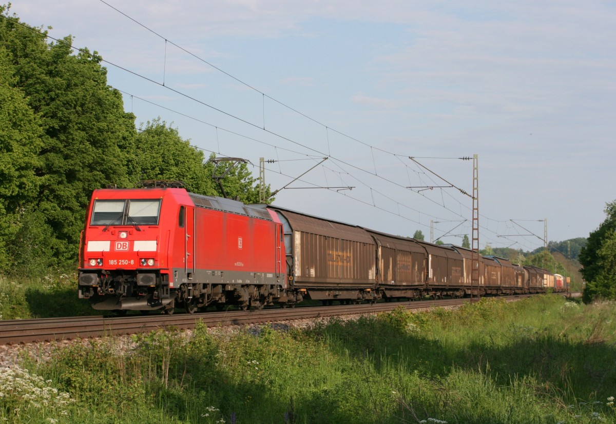 185 250 mit EZ 44912 (Linz Vbf–Nrnberg Rbf) am 19.05.2014 zwischen Undorf und Deuerling