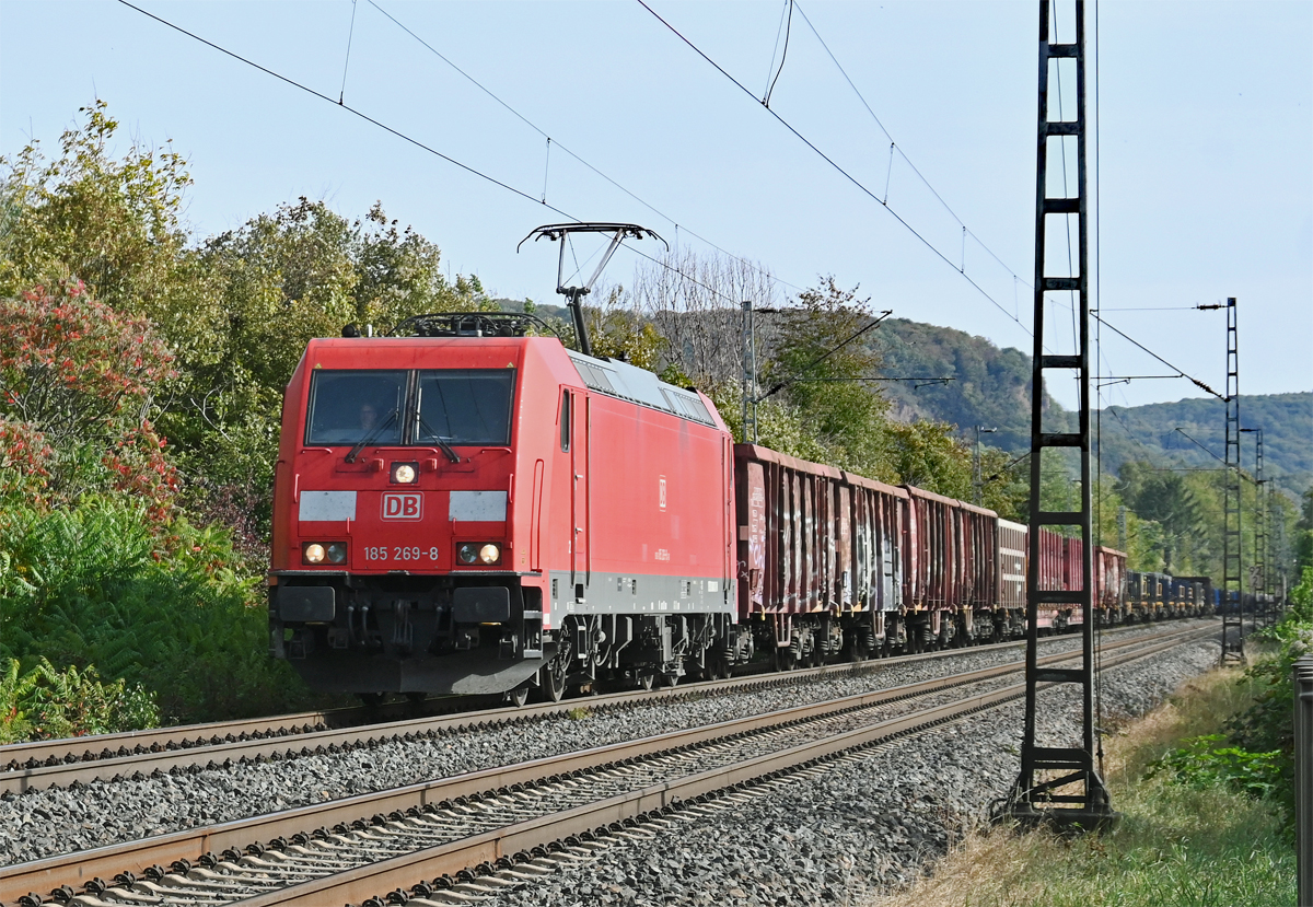 185 269-8 gem. Güterzug durch Bonn-Beuel - 11.10.2023