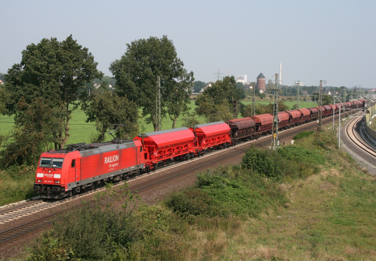 185 278 mit GC 62461 (Hamburg Hohe Schaar–Grokorbetha) am 05.09.2014 in Uelzen