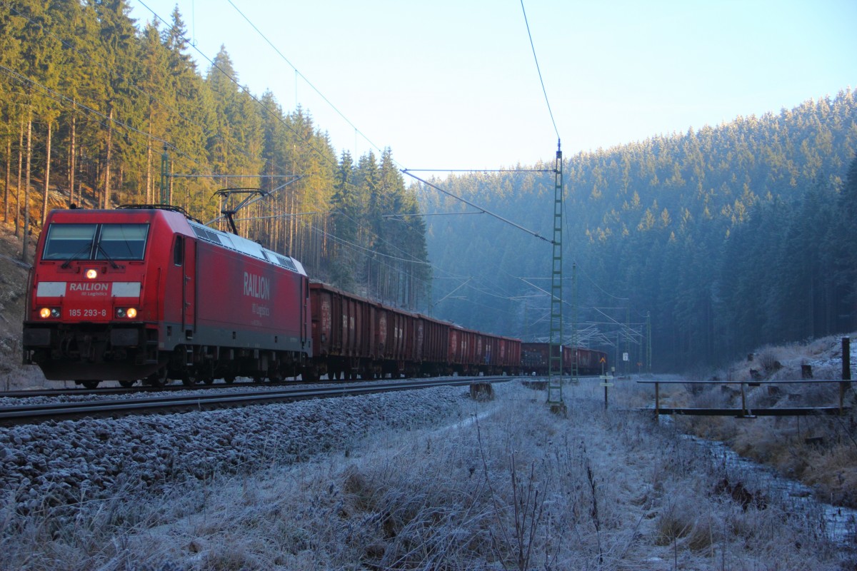 185 293-8 DB bei Frtschendorf am 16.12.2013