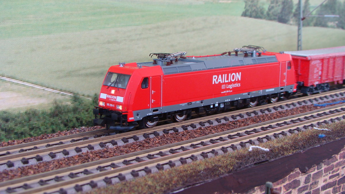 185 299-5 Railion Fleischmann Sound auf meiner Anlage 15.03.2017