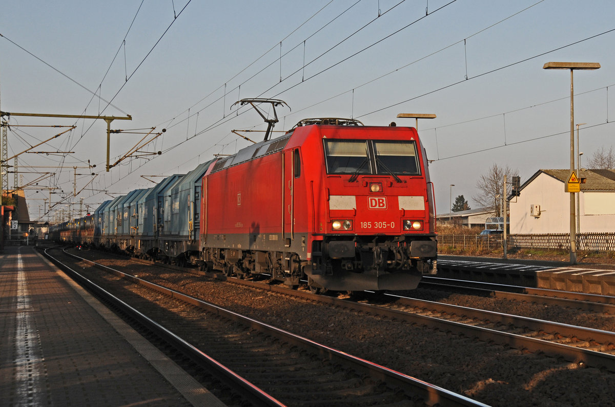 185 305-0 @ Gernsheim am 20.12. 2016