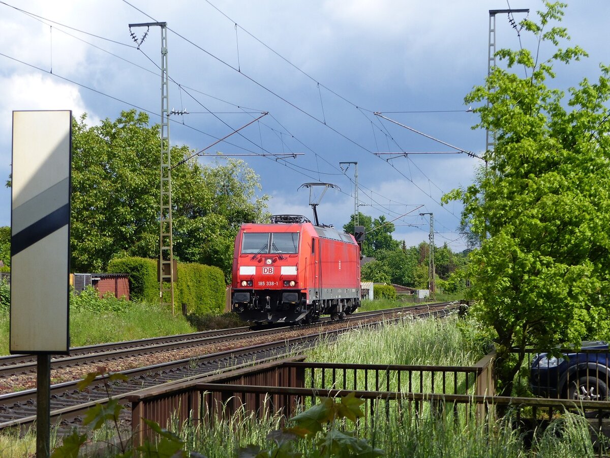 185 338 Lz am ehemaligen Bk. Bentlage in Rheine, 30.05.15