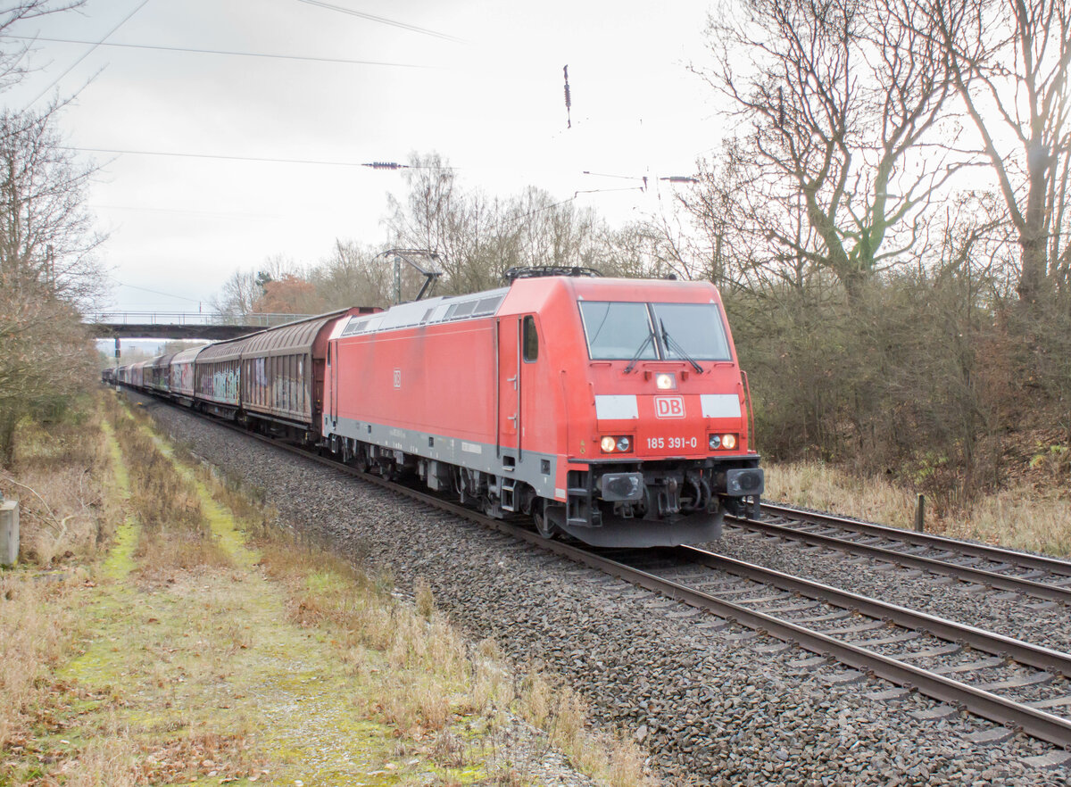 185 391-0 bei Kerzell am 23.11.2021