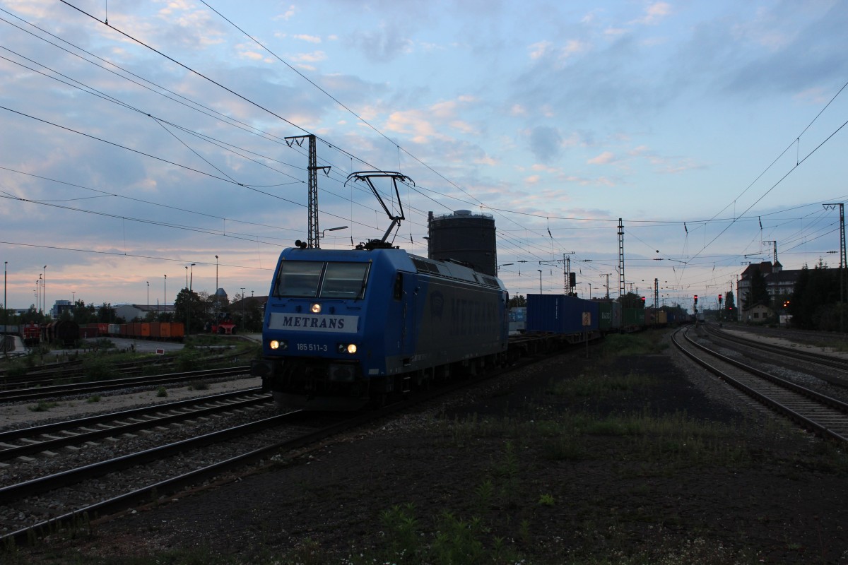 185 511-3 Metrans, 13.09.2013, Augsburg - Oberhausen