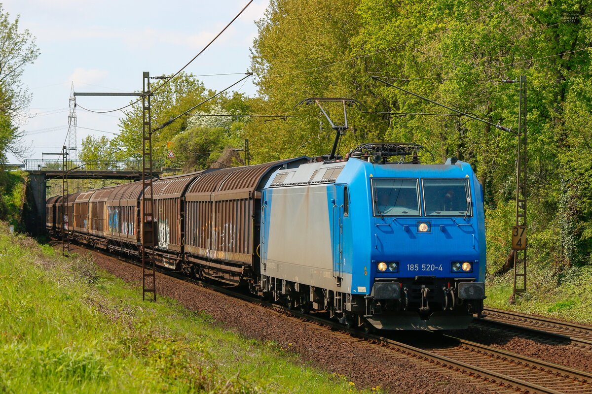 185 520-4 ATLU in Ahlten, Mai 2017.