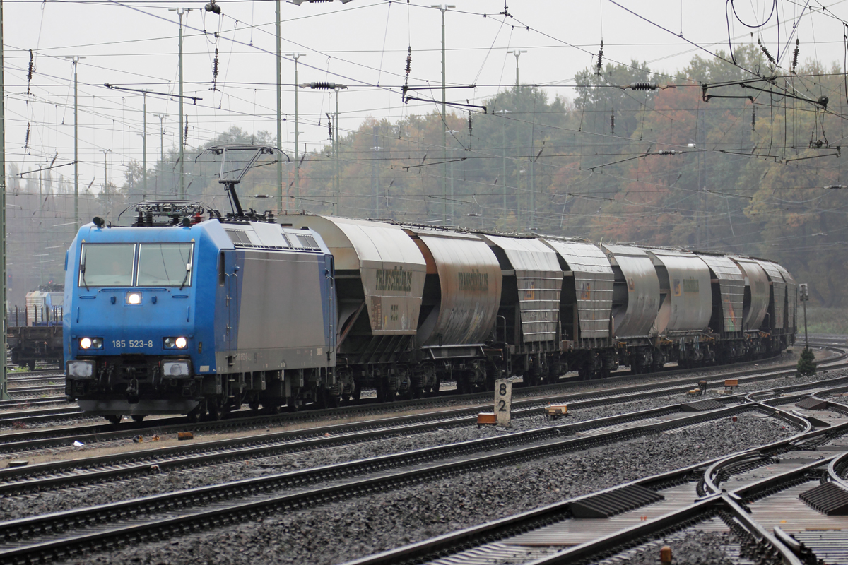 185 523-8 in Duisburg-Entenfang 9.11.2016
