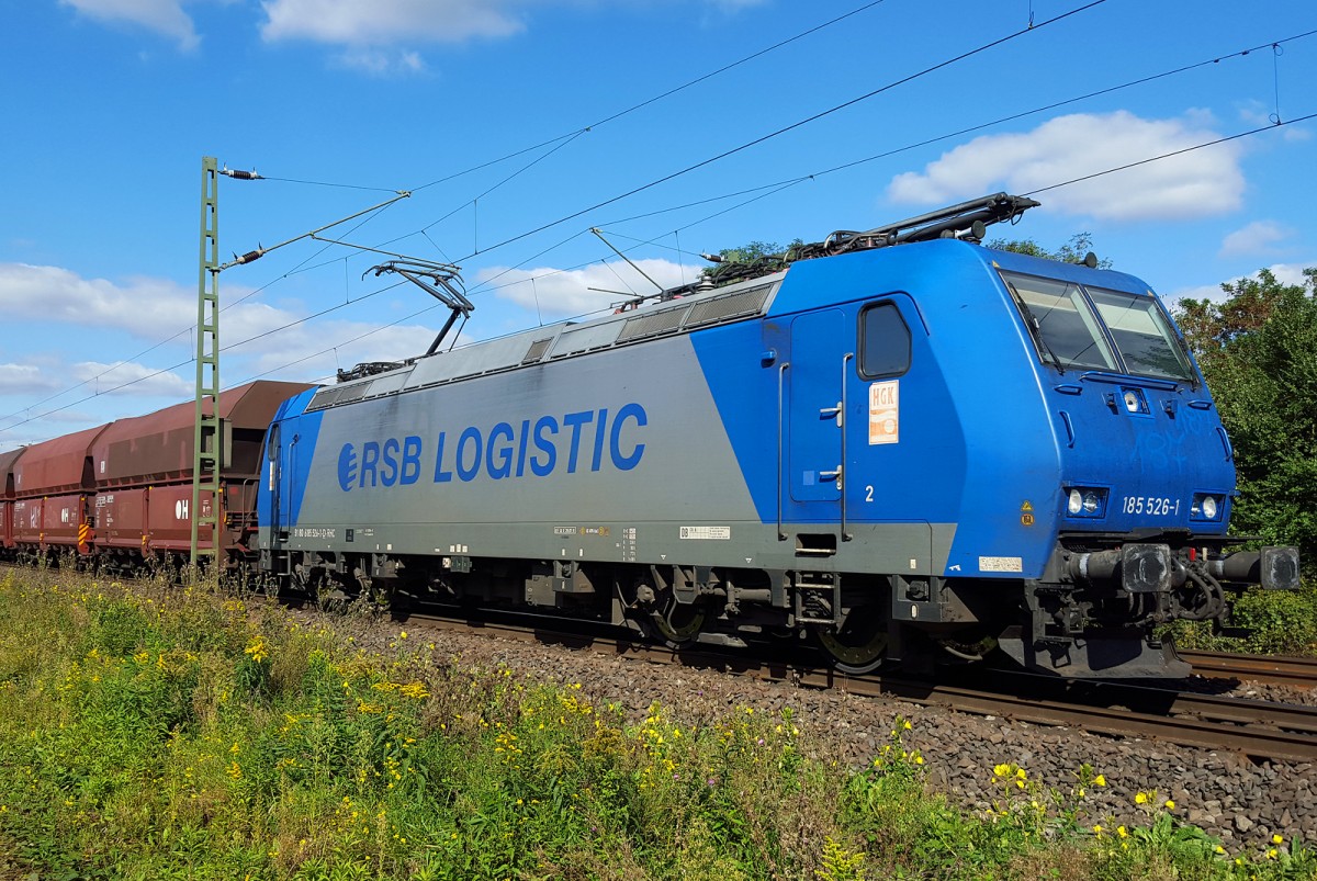 185 526-1 in Meerbusch-Osterath am 27.09.2015