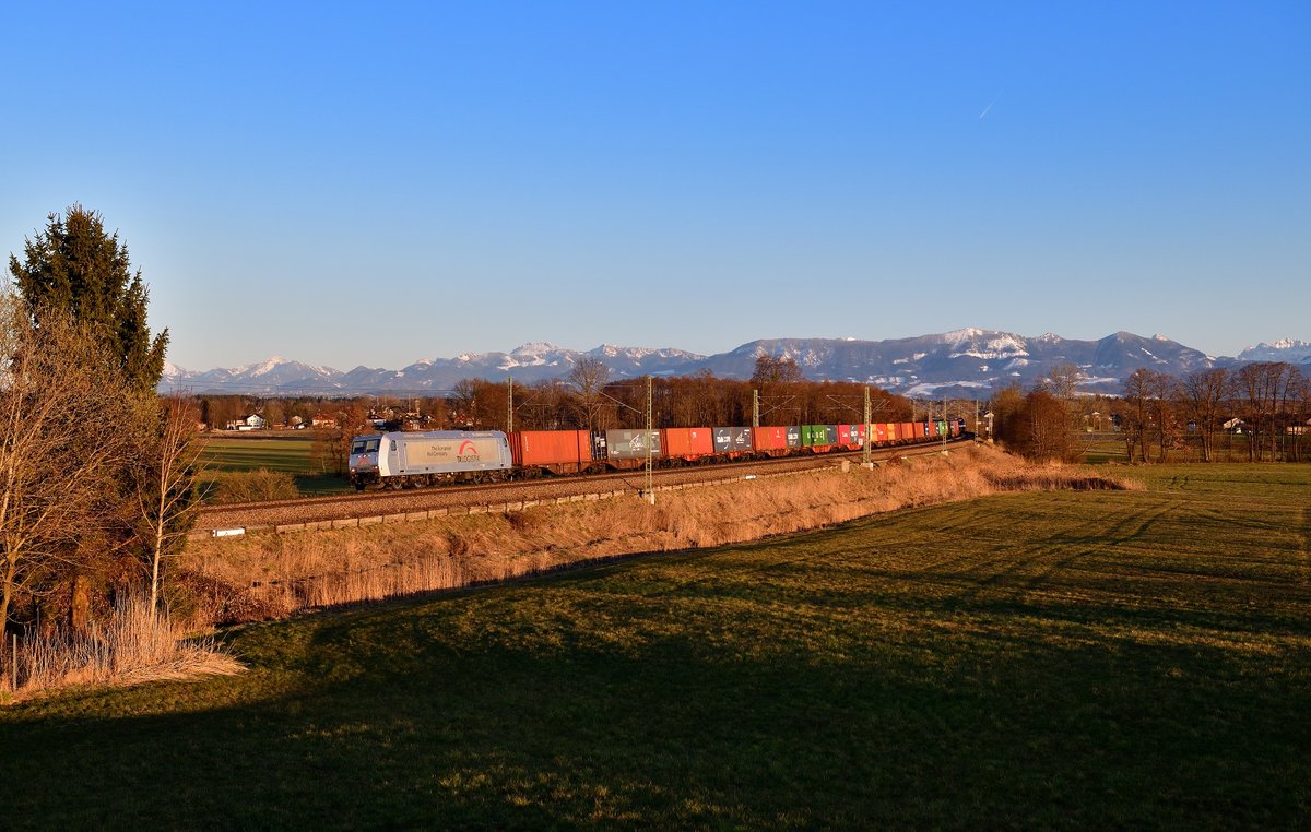 185 531 mit DGS 43160 am 24.03.2021 bei Rann.
