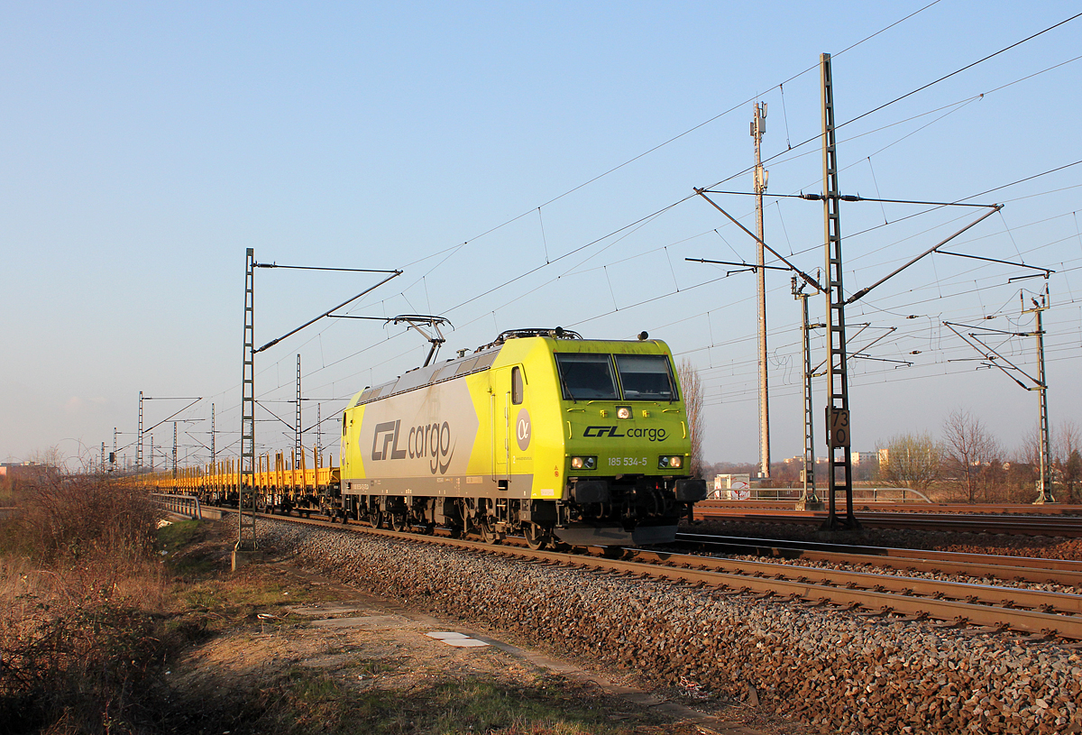 185 534-5 bei Porz Wahn am 05.03.2014