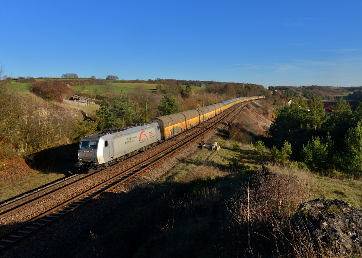 185 538 mit einem ARS Altmann am 16.11.2015 bei Laaber. 
