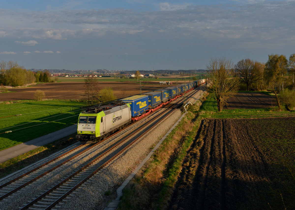 185 541 mit DGS 42920 am 06.04.2016 bei Unternberg. 