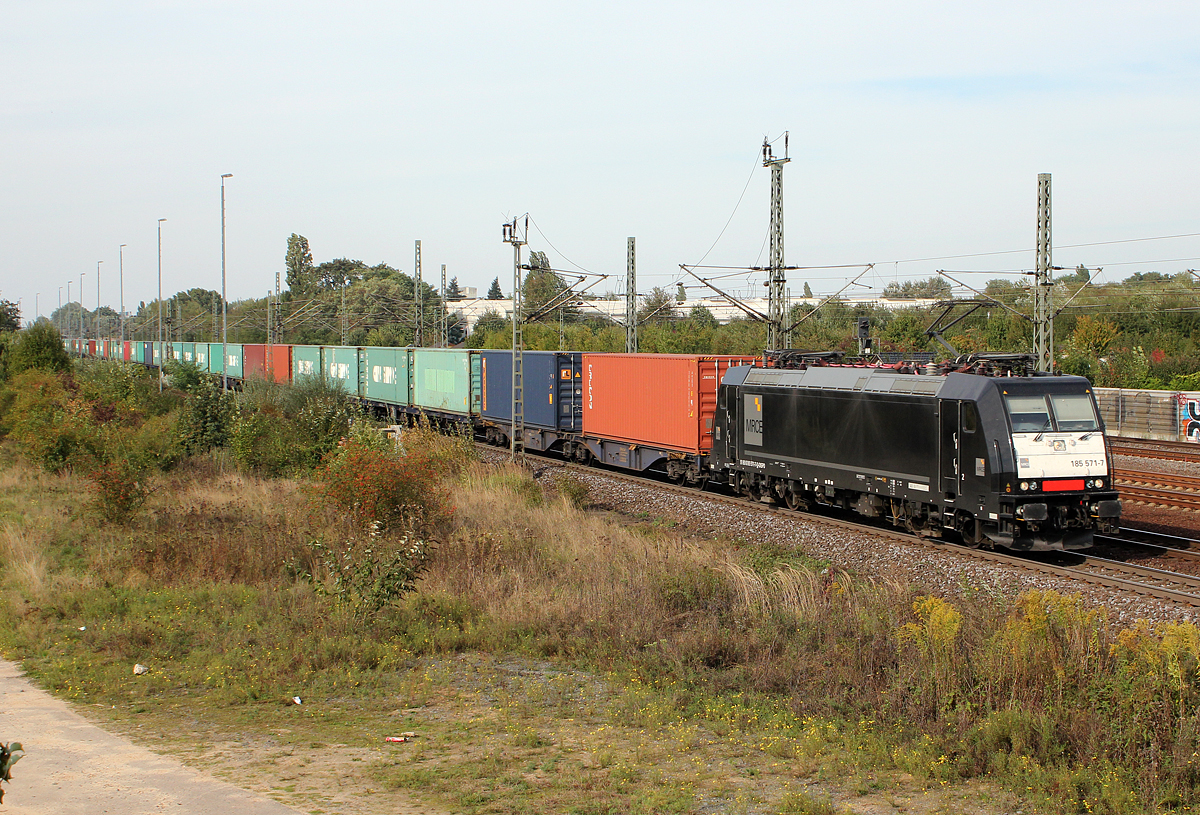 185 571-7 bei Porz(Rhein) am 02.10.2013