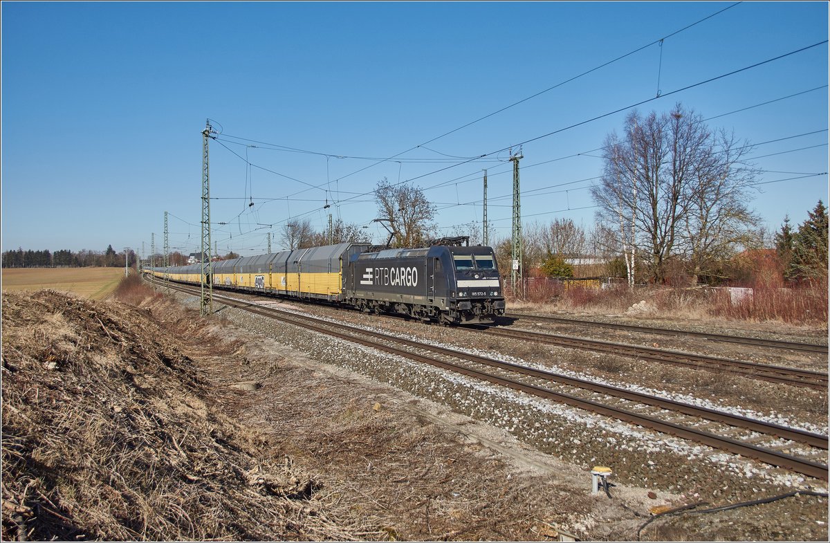 185 572-5 / Dettelbach Bhf / 27.02.2019