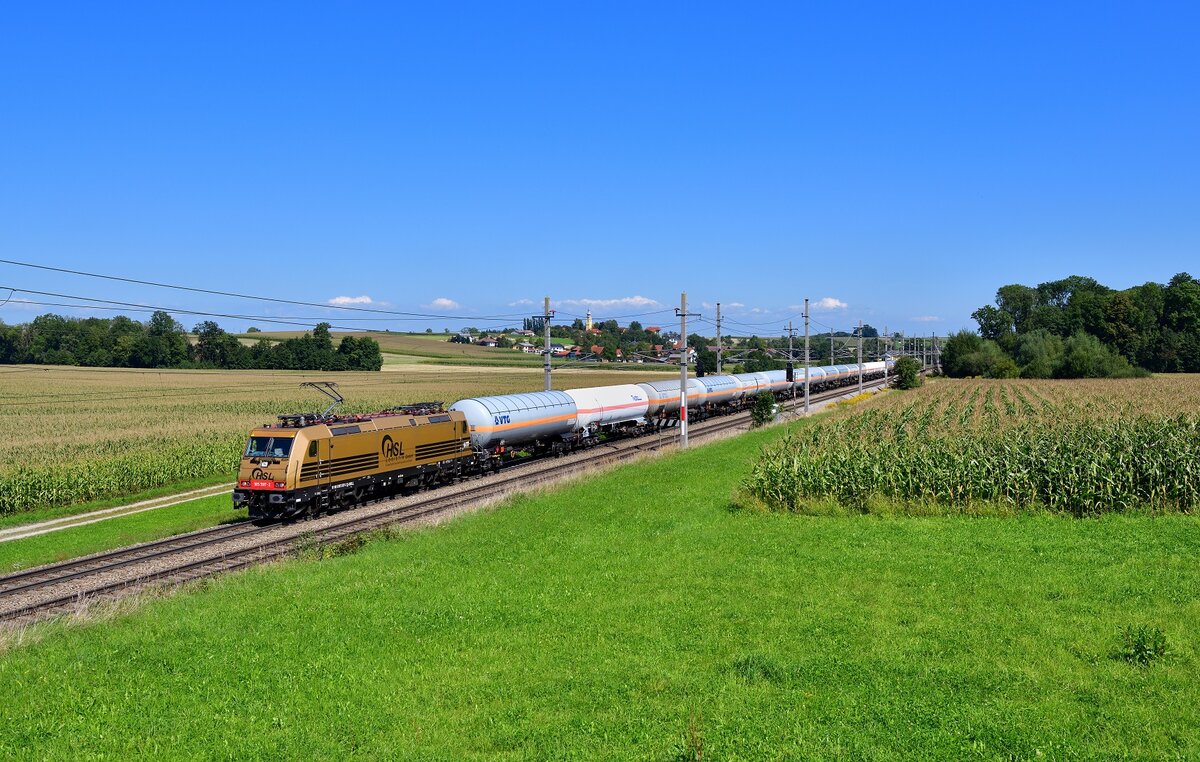 185 597 mit GAG 45190 am 04.09.2021 bei Kimpling.