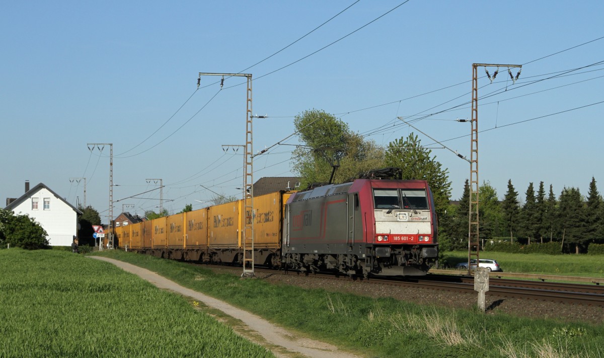 185 601 (Crossrail/DLC) am 16.04.14 in Wickrath.