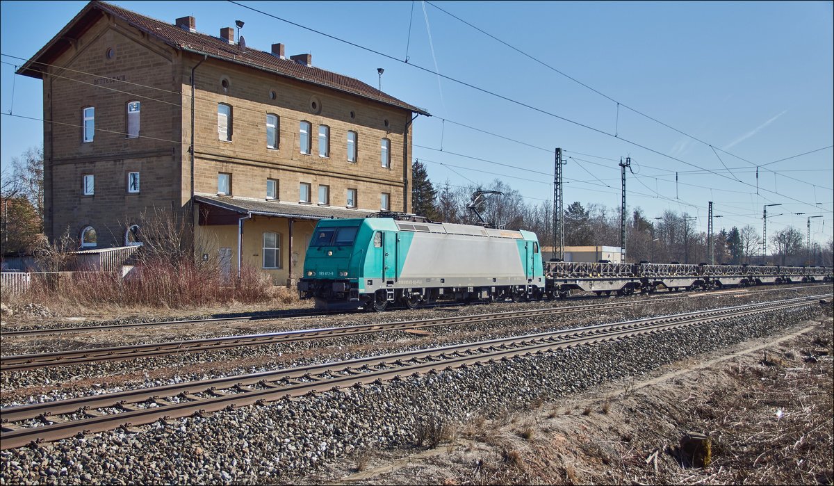 185 612-8 / Dettelbach-bhf / 27.02.2019